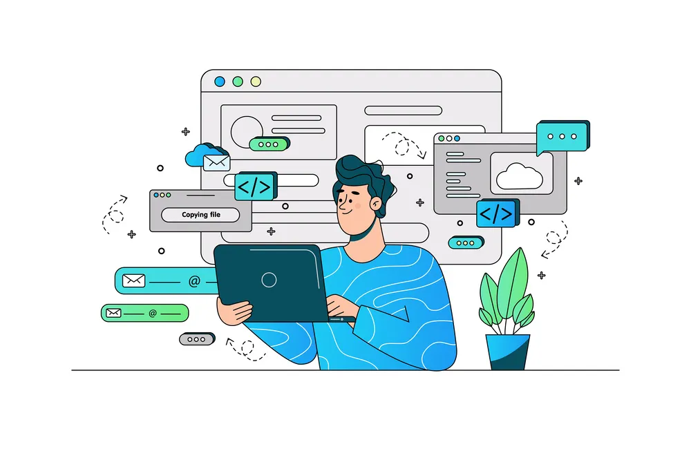 Service testing illustration
