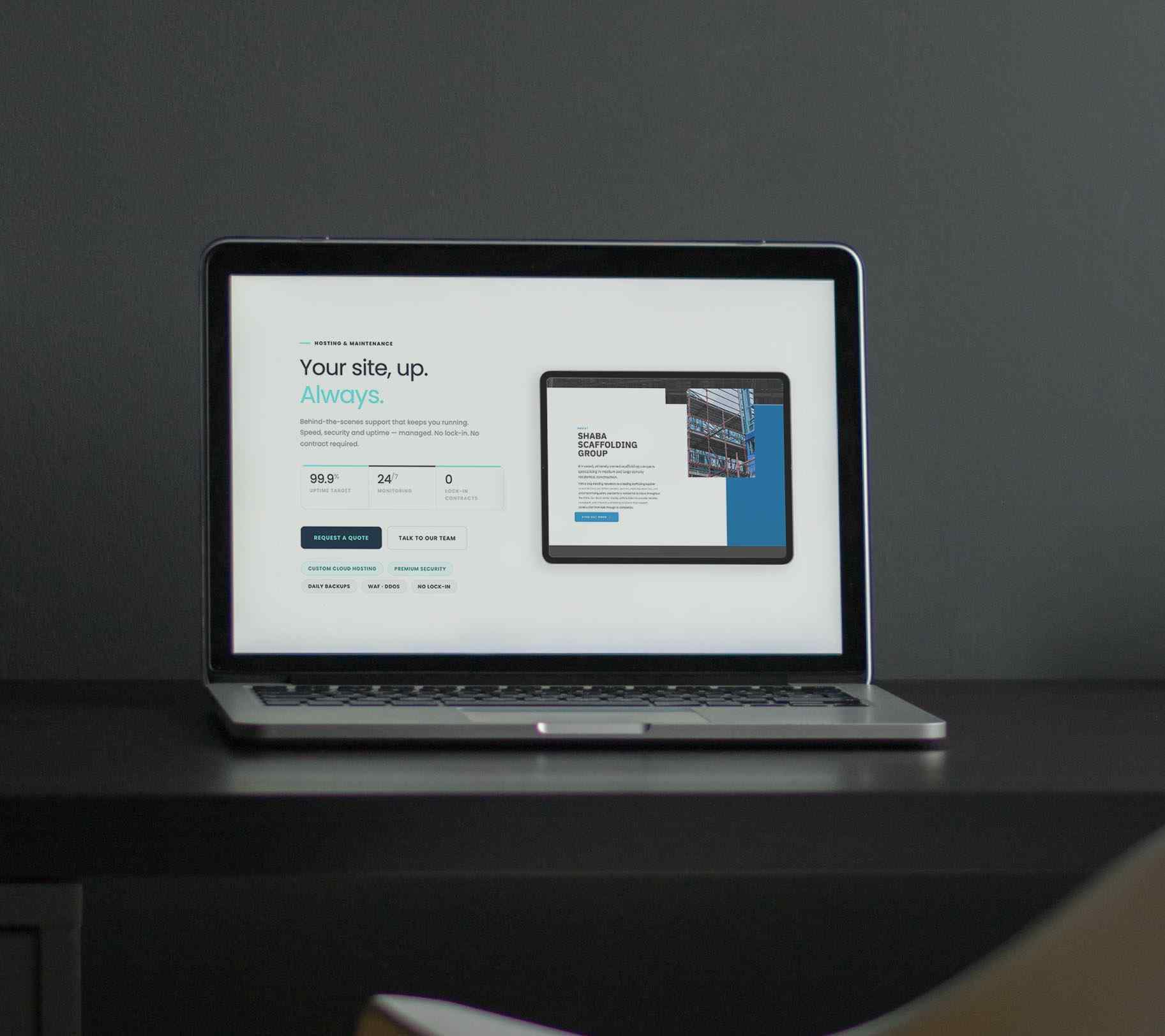 Cloud hosting infrastructure