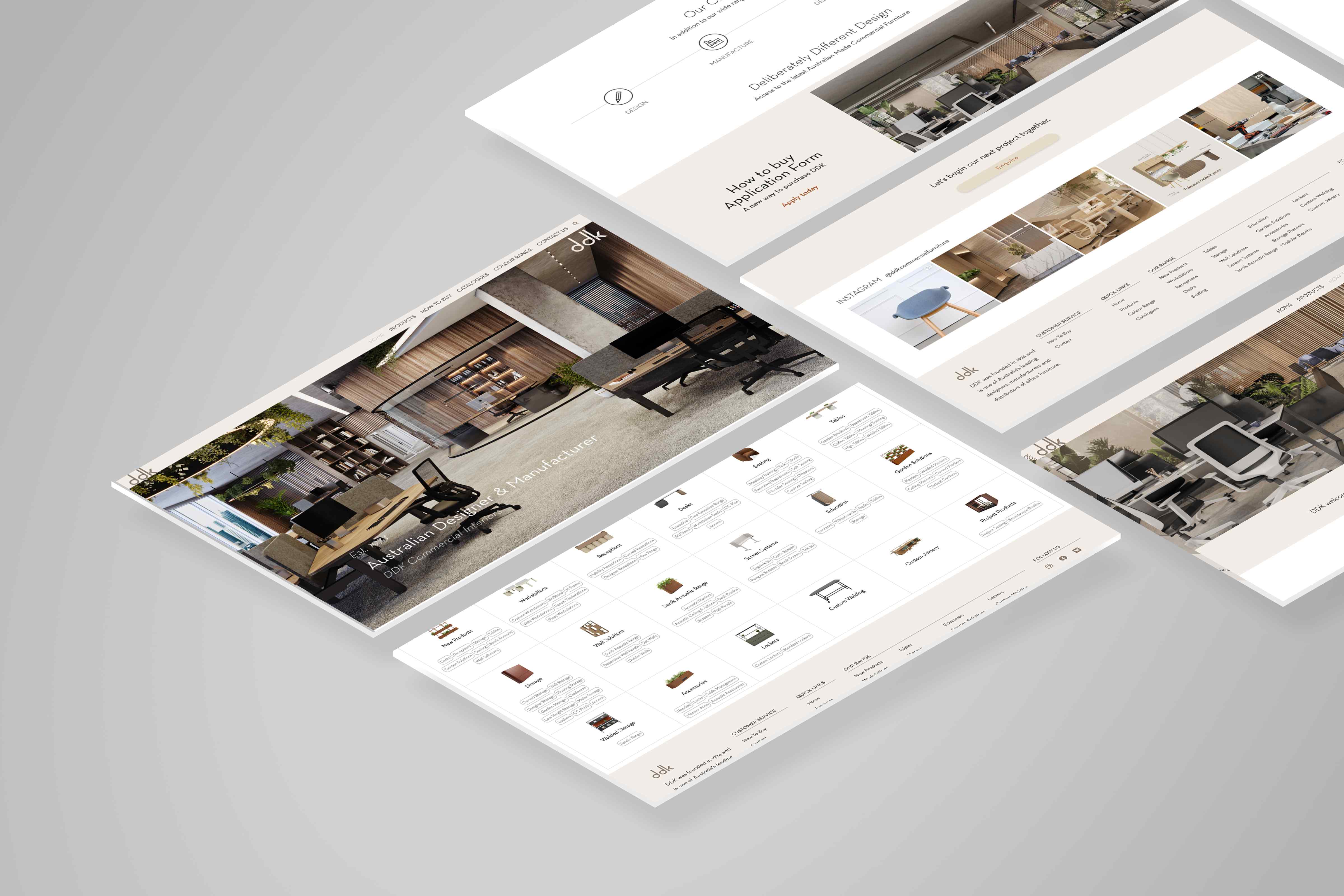 Display home brand redesign