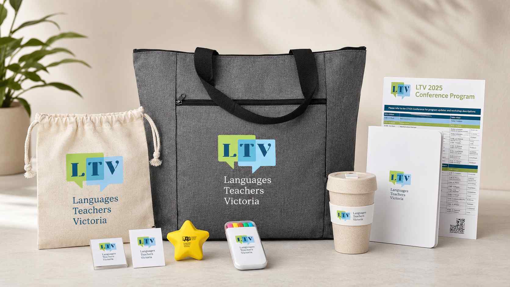 Branded conference totes