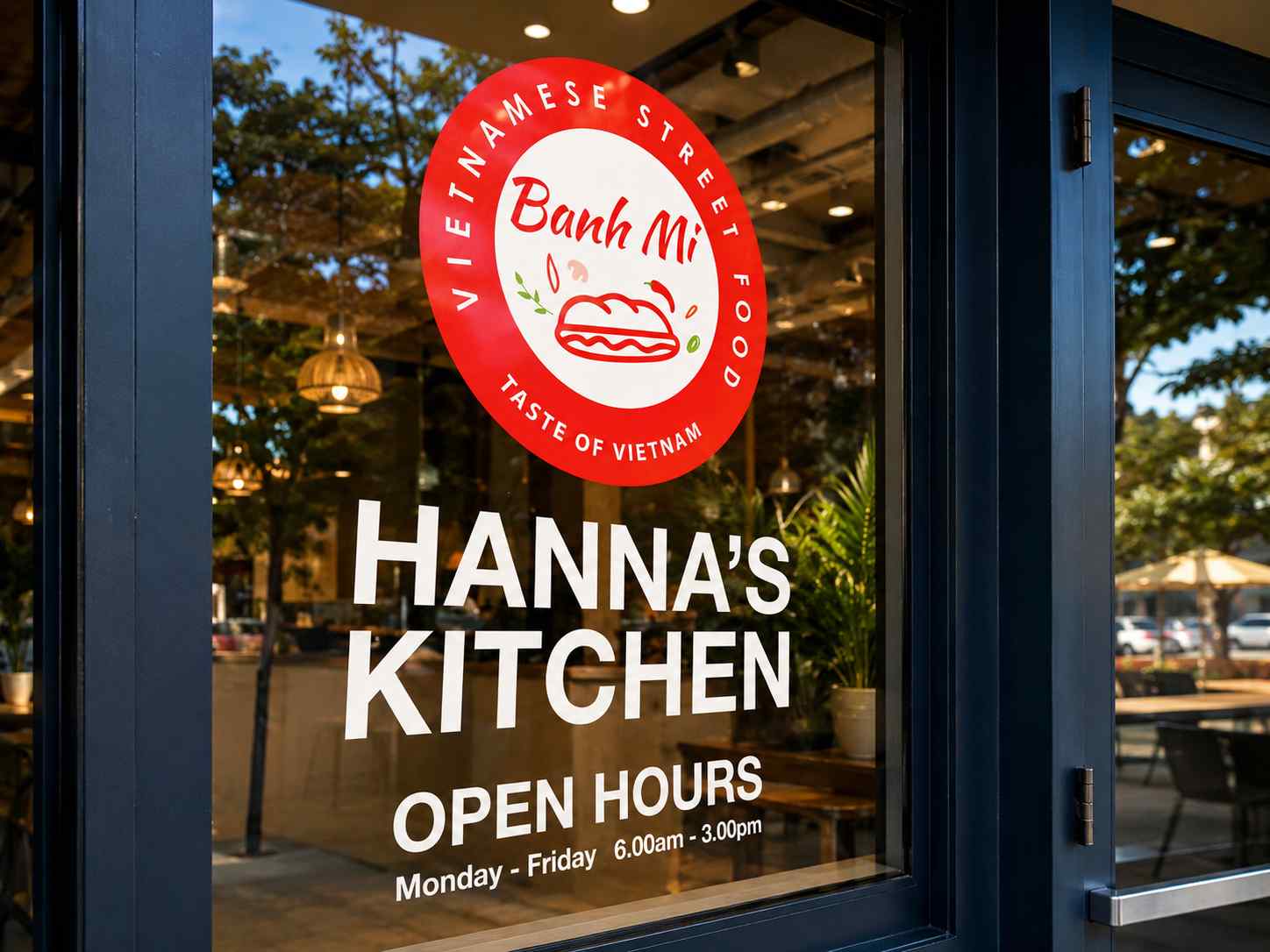 Retail window decals