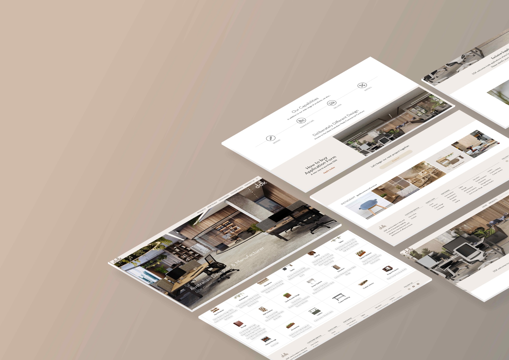 Web designer working on a screen