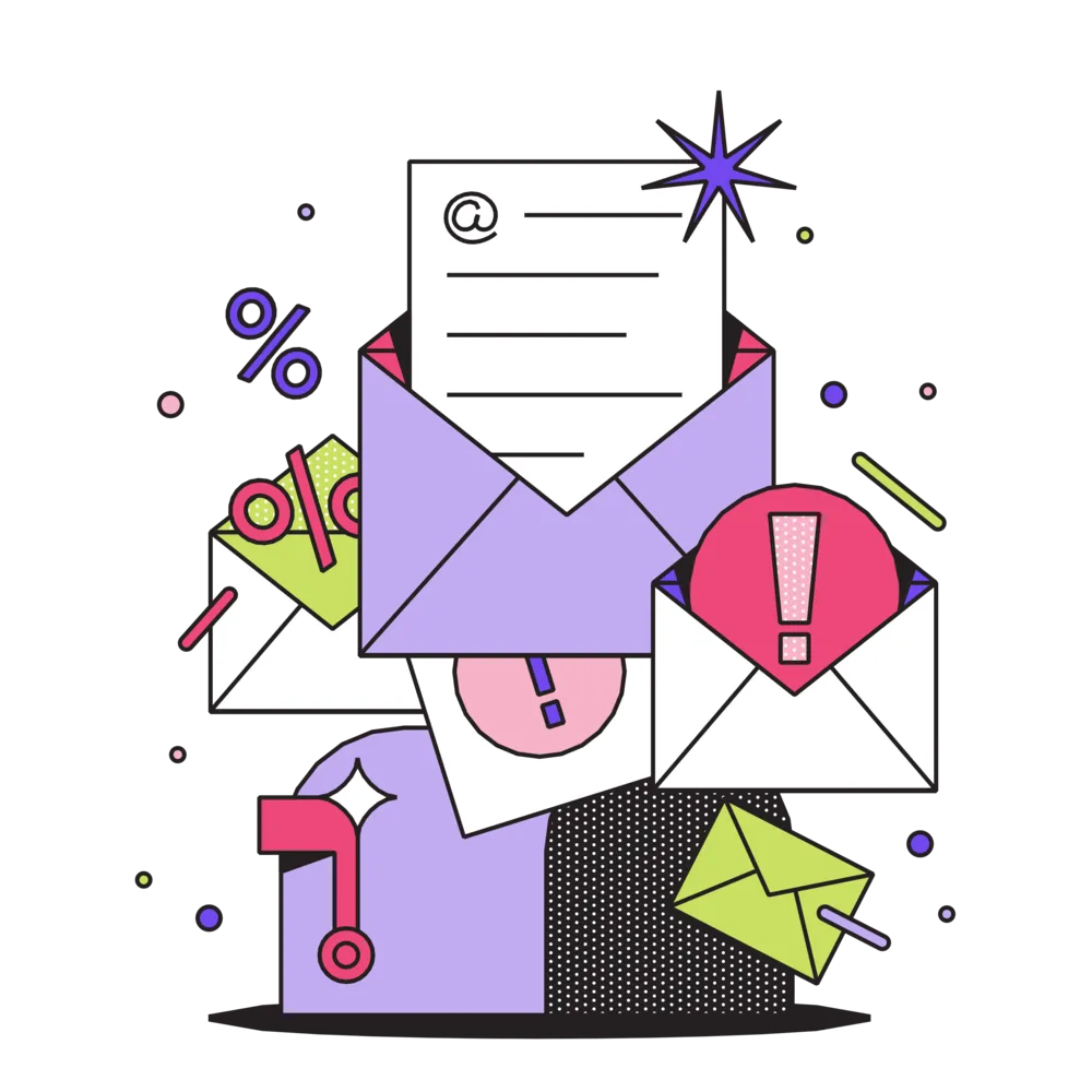 Newsletter with deals and marketing promotions